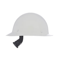 MSA SAFTEY MSA 475408 Skullgard Full-Brim Hard Hat with Fas-Trac III Ratchet Suspension in White - Radiant Heat Protection Up to 350F