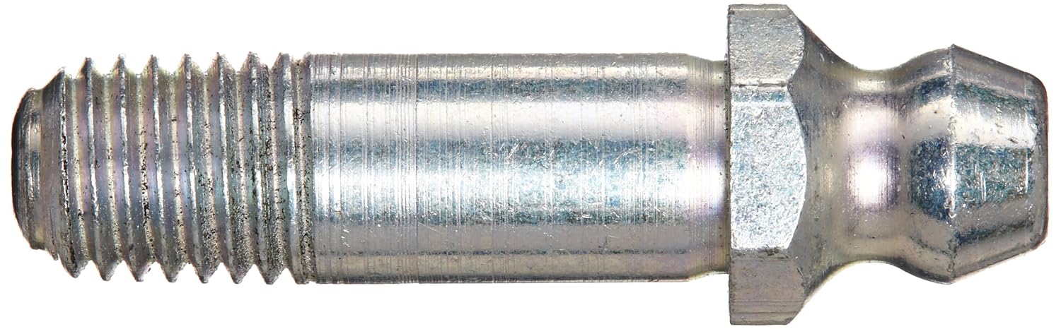 ALEMITE Alemite 1698-B Hydraulic Fitting Straight 1-1/8 in L Male/Male 1/4 in (SAE)