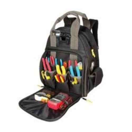 CLC CUSTOM LEATHER CRAFT CLC L255 Tech Gear Lighted Backpack Black 53 Compartments