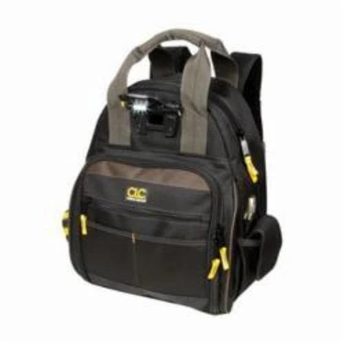 CLC CUSTOM LEATHER CRAFT CLC L255 Tech Gear Lighted Backpack Black 53 Compartments