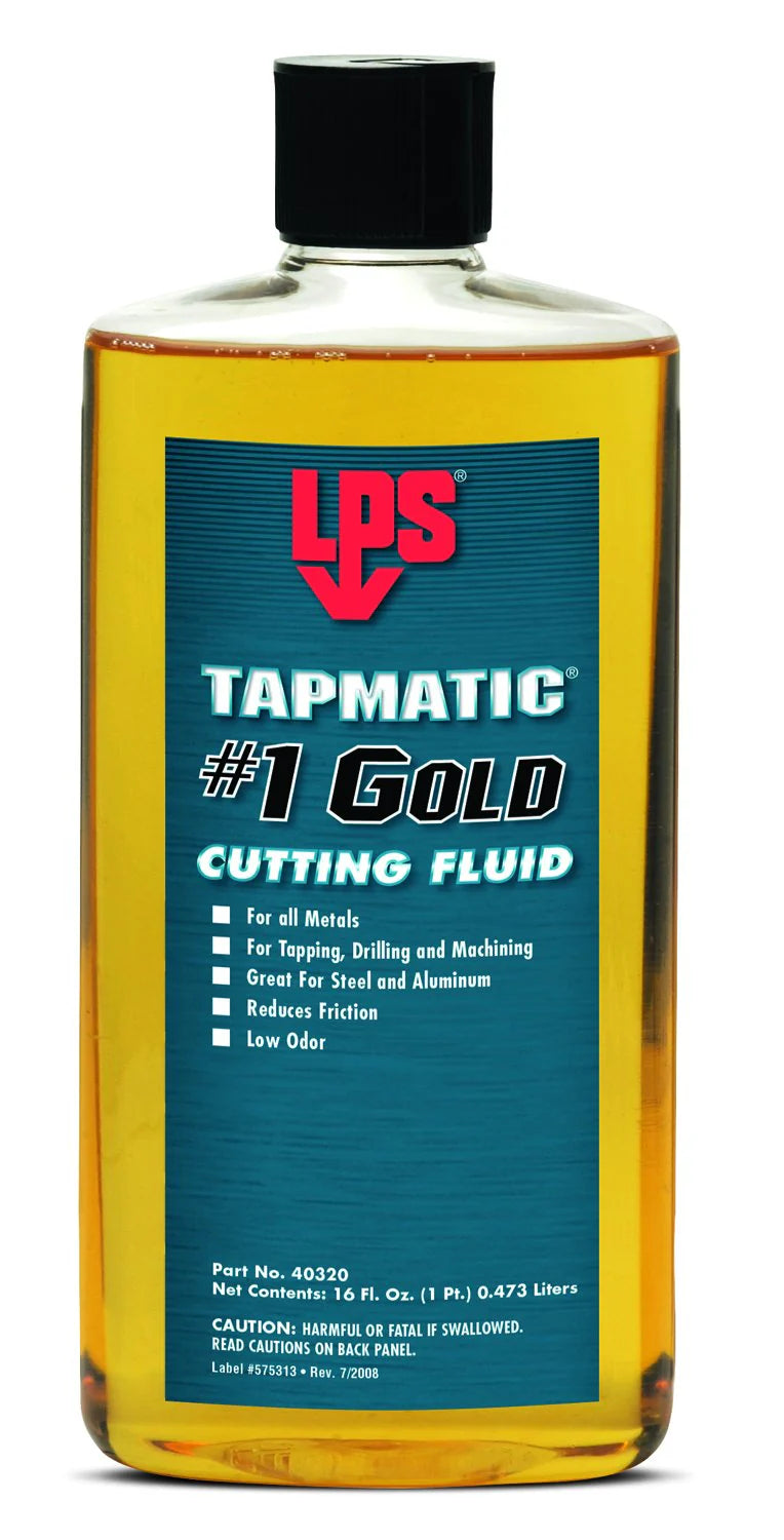LPS LPS 40320 Tapmatic 40320 Gold Cutting Fluid 16 oz Bottle