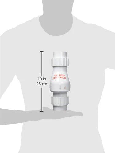 ZOELLER Zoeller 30-0040 1.5 PVC Quiet Union Check Valve White