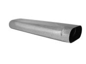 DAIKIN Southwark Metal Manufacturing 1005-SW Duct Pipe, Joint, 5 in, 100 in LG, 30 gauge THK, Steel, Oval