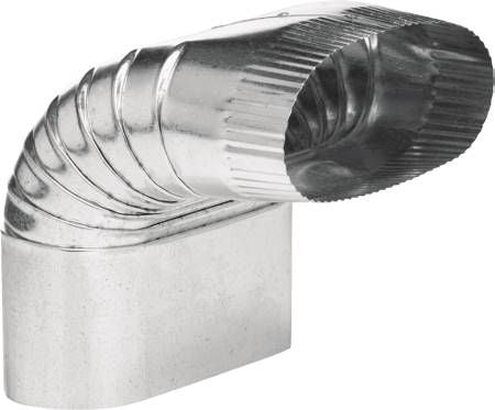 DAIKIN Southwark Metal Manufacturing 1167 Oval Pipe - 7 Vertical 90 Elbow