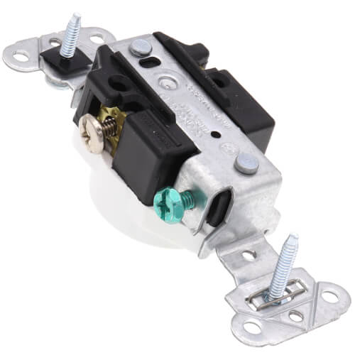 LEGRAND Pass & Seymour TR5351W Receptacle BL STR 125VAC 20A 2 3 WHT