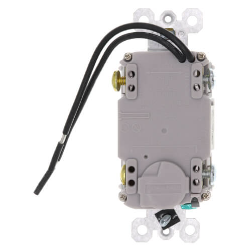 LEGRAND Pass & Seymour 1597SWTTRWCCD4 1-Pole Combination Rocker Switch & GFCI Single Receptacle Device