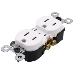 LEGRAND Pass & Seymour 3232TRWRW Weather Resistant Duplex Receptacle, 125VAC, 15A, NEMA 5-15R