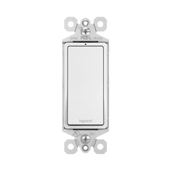 LEGRAND Pass & Seymour TM870WSL 1-Pole Decorator Rocker Switch 15 A 120 VAC