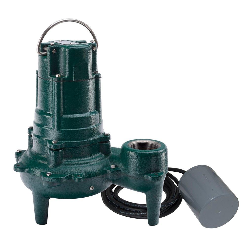 ZOELLER Zoeller 267-0032 Waste-Mate 2 in. 115V 9.4A 1/2 hp 128 gpm NPT Cast Iron Sewage Pump