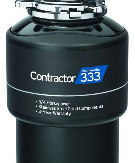INSINKERATOR InSinkErator CONTRACTOR-333 Continuous Feed Garbage Disposer 3/4 HP