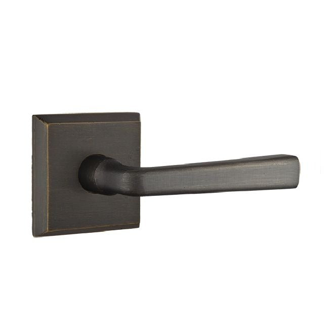 EMTEK Emtek 7211CRMBLH Cimarron Lever Privacy Set Medium Bronze