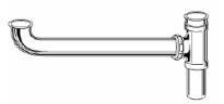DEARBORN Dearborn Brass 2181A-1 1-1/2 x 16 Center Outlet Waste