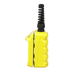SCHNEIDER ELECTRIC Square D 9001BW95Y 600 Vac/Vdc 5 Amp 2No 2Nc Yellow Thermoplastic Nema 1/3/3R/4/4X 2-Button 1-Speed Pendant Station