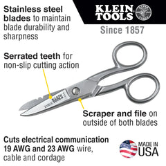 KLEIN TOOLS Klein 2100-9 Cable Splicer Snip Stainless Steel