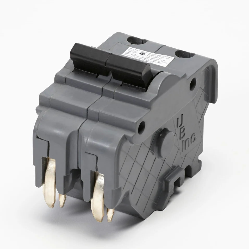 SCHNEIDER ELECTRIC Connecticut Electric UBIF220N Circuit Breaker, 120/240 VAC, 20 A, 2 Poles
