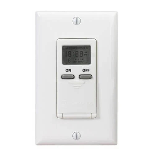 INTERMATIC Intermatic EI500WC 7-Day 120 VAC 60 Hz 15 Amp White Programmable Timer