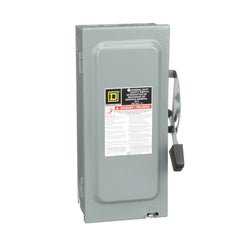 SCHNEIDER ELECTRIC Square D D322N Safety Switch Fusible 60A 3P NEMA-1 240V