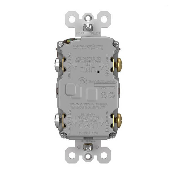 LEGRAND Pass & Seymour 1597 Self-Test GFCI Receptacle 15A 125V Brown