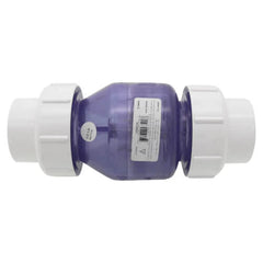 NDS NDS 1700C20 2 IPS PVC Clear True Union Spring Check Valve Socket