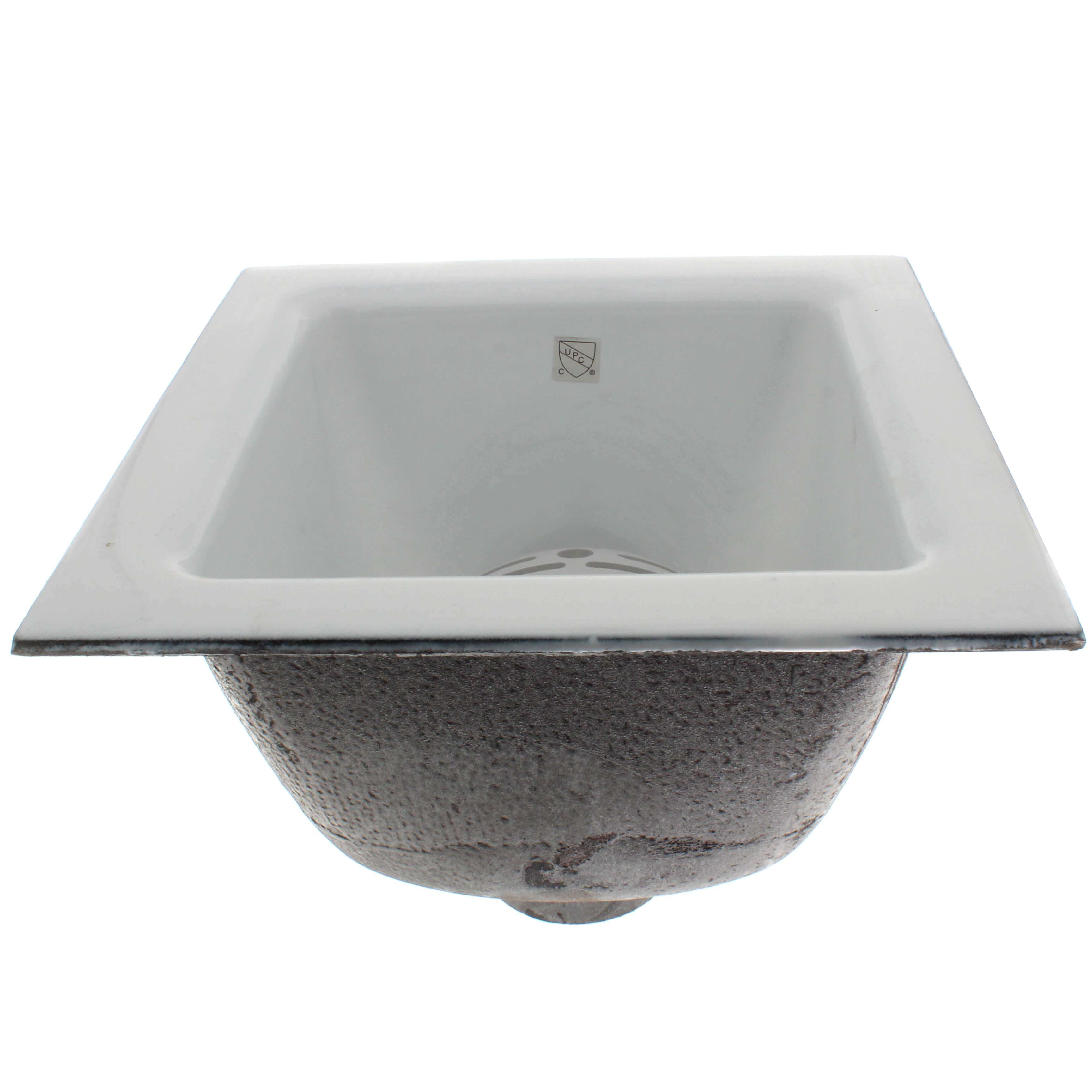 ZURN Zurn FD2375-NH3 Fd2375 12x12 Floor Sink Body & Dome Strainer, 6 Sump Depth, 3 No-Hub