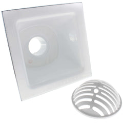 ZURN Zurn FD2375-NH3 Fd2375 12x12 Floor Sink Body & Dome Strainer, 6 Sump Depth, 3 No-Hub