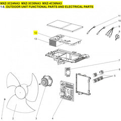 MITSUBISHI ELECTRIC T7WM07323 CONTROL BOARDS