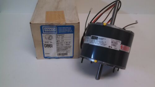 GENTEQ MOTORS Fasco D861 F-5.6DIA-1/3HP-1075 O