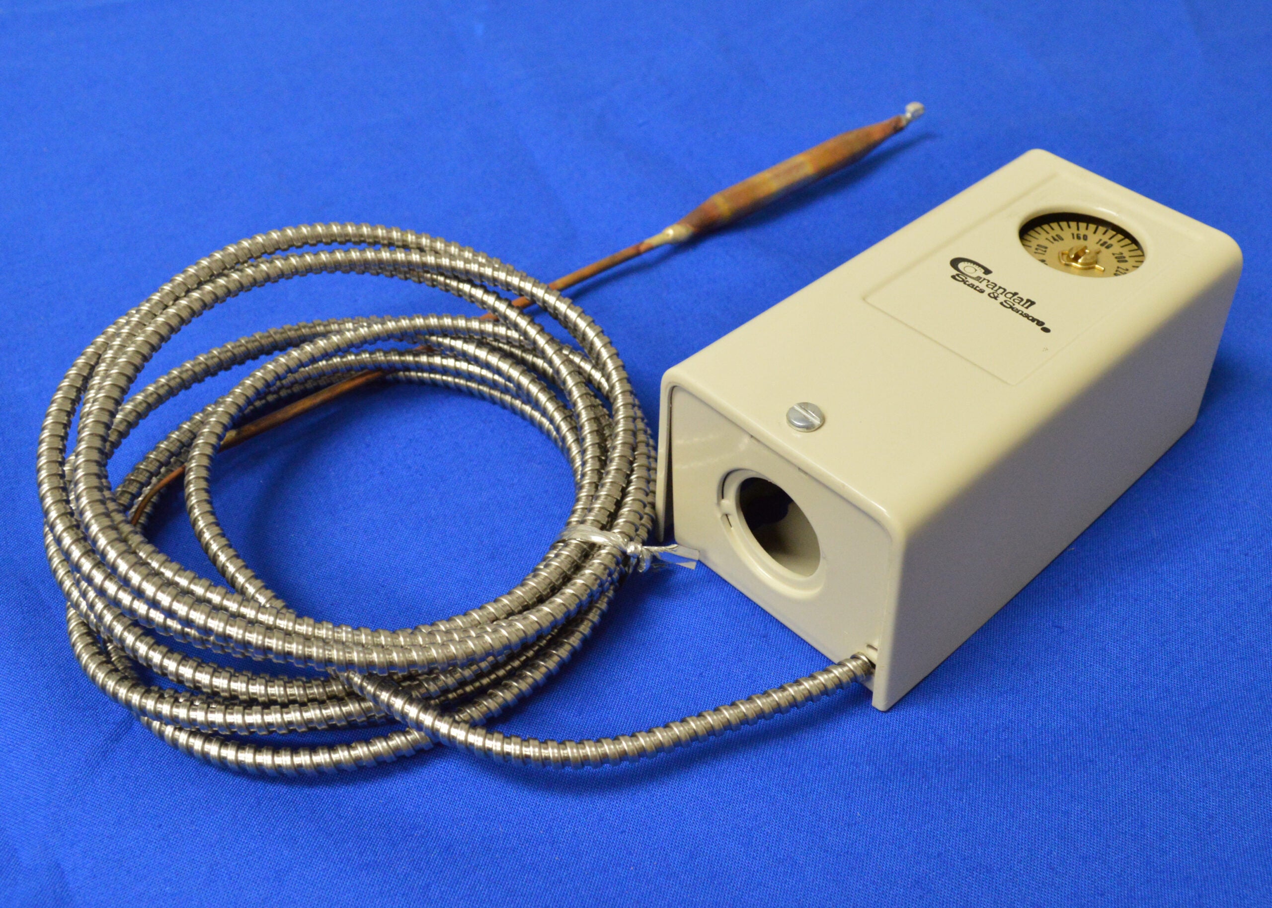 CRANDALL Crandall TC-4222-CS&S Two Stage Single Bulb Thermostat 10FT CAP