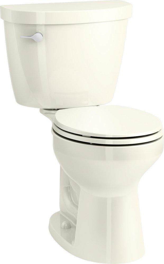 KOHLER Kohler 31589-96 Cimarron Round Toilet Bowl 1.28 gpf Biscuit