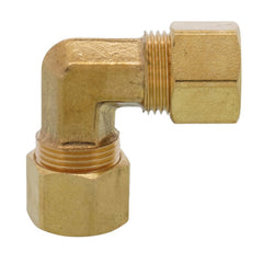 JONES STEPHENS Jones Stephens C74041LF 3/8 in. OD Compression Brass 90 Degree Elbow C74041LF