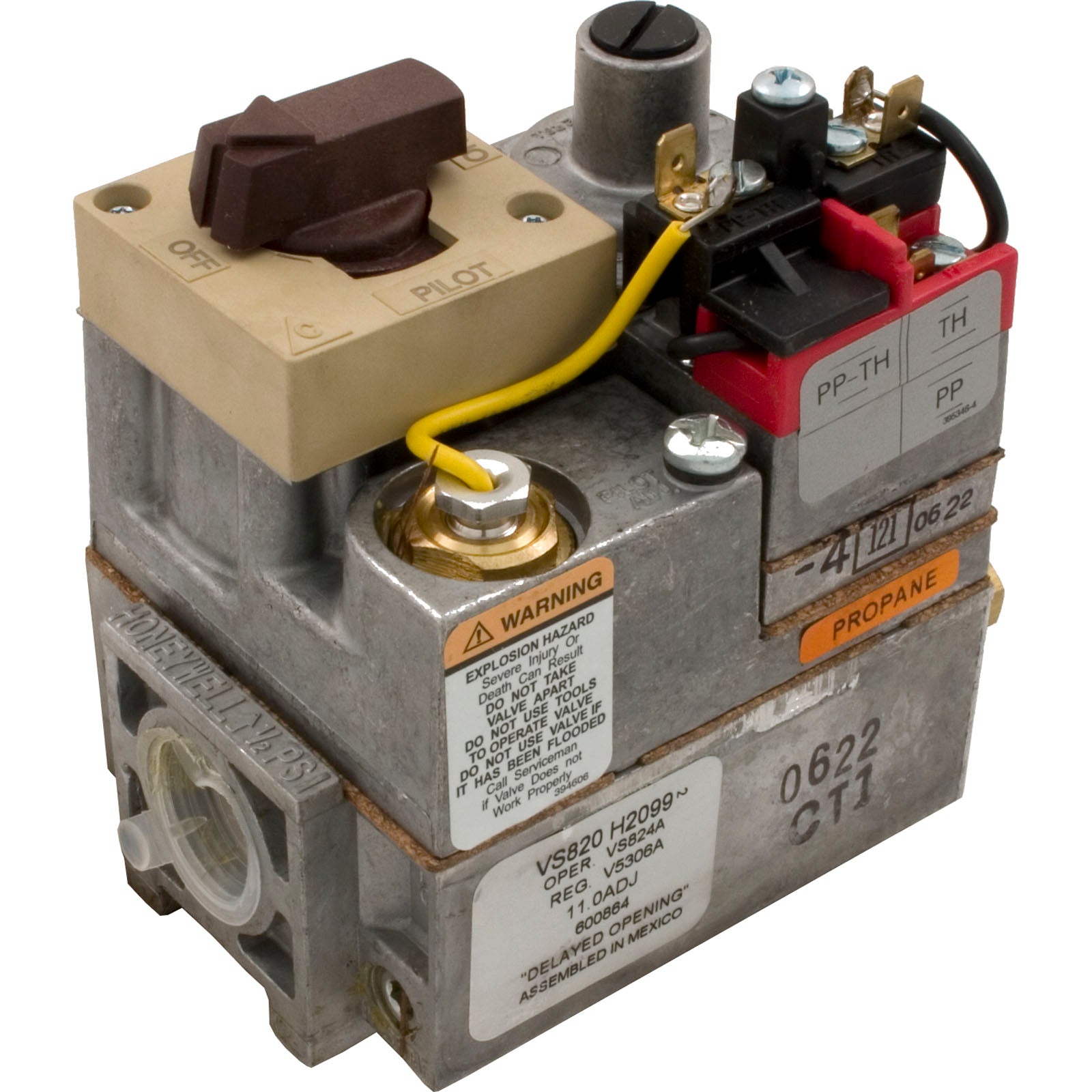 RAYPAK Raypak 003899F Millivolt Gas Valve for Propane Heaters