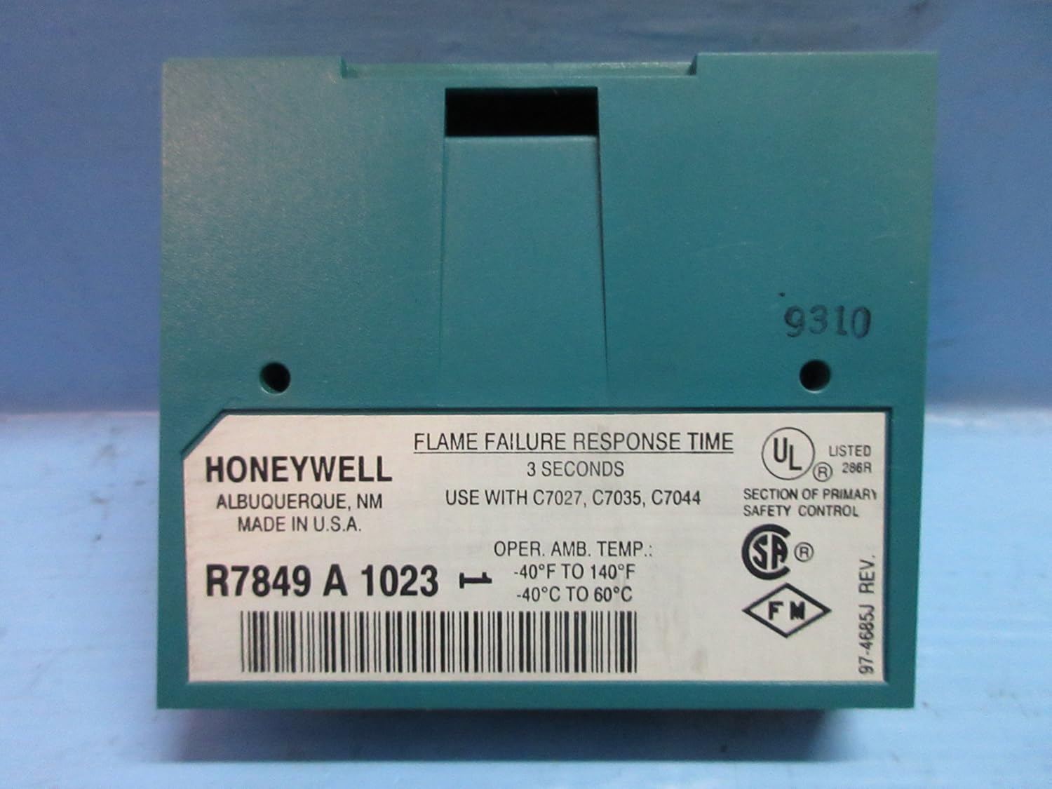 HONEYWELL Honeywell R7849A1023 Flame Amplifier R7824 R7847 R7848 R7849 R7851 R7861 R7886