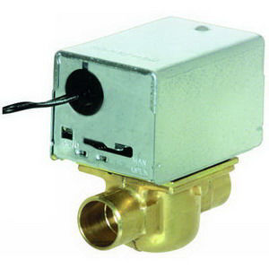 HONEYWELL Honeywell V8043A1029 Electric Zone Valve 24 Volt 3/4 Inch Sweat