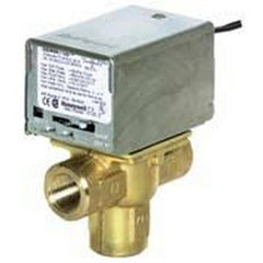 HONEYWELL Honeywell V8044A1044 Electric Zone Valve 24 Volts 3/4 Sweat 3-Way