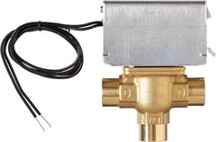 HONEYWELL Honeywell V8044A1044 Electric Zone Valve 24 Volts 3/4 Sweat 3-Way