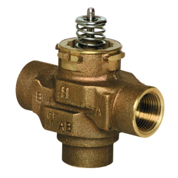 RESIDEO Honeywell VCZML6100 3/4 Inch Three-Way Cartridge Cage Valve 5.9 Cv