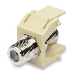 Belden AX102907 KeyConnect Video F, Coax, Recesse, Electric White