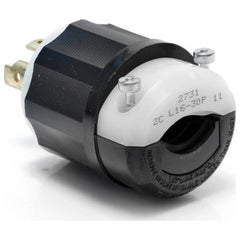 Black & White 2731 Locking Blade Plug Industrial Grade 30A 3-Phase 480V 3P4W