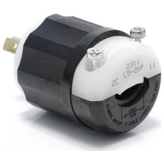 Black & White 2311 Locking Blade Plug Industrial Grade 20A 125V 2P3W