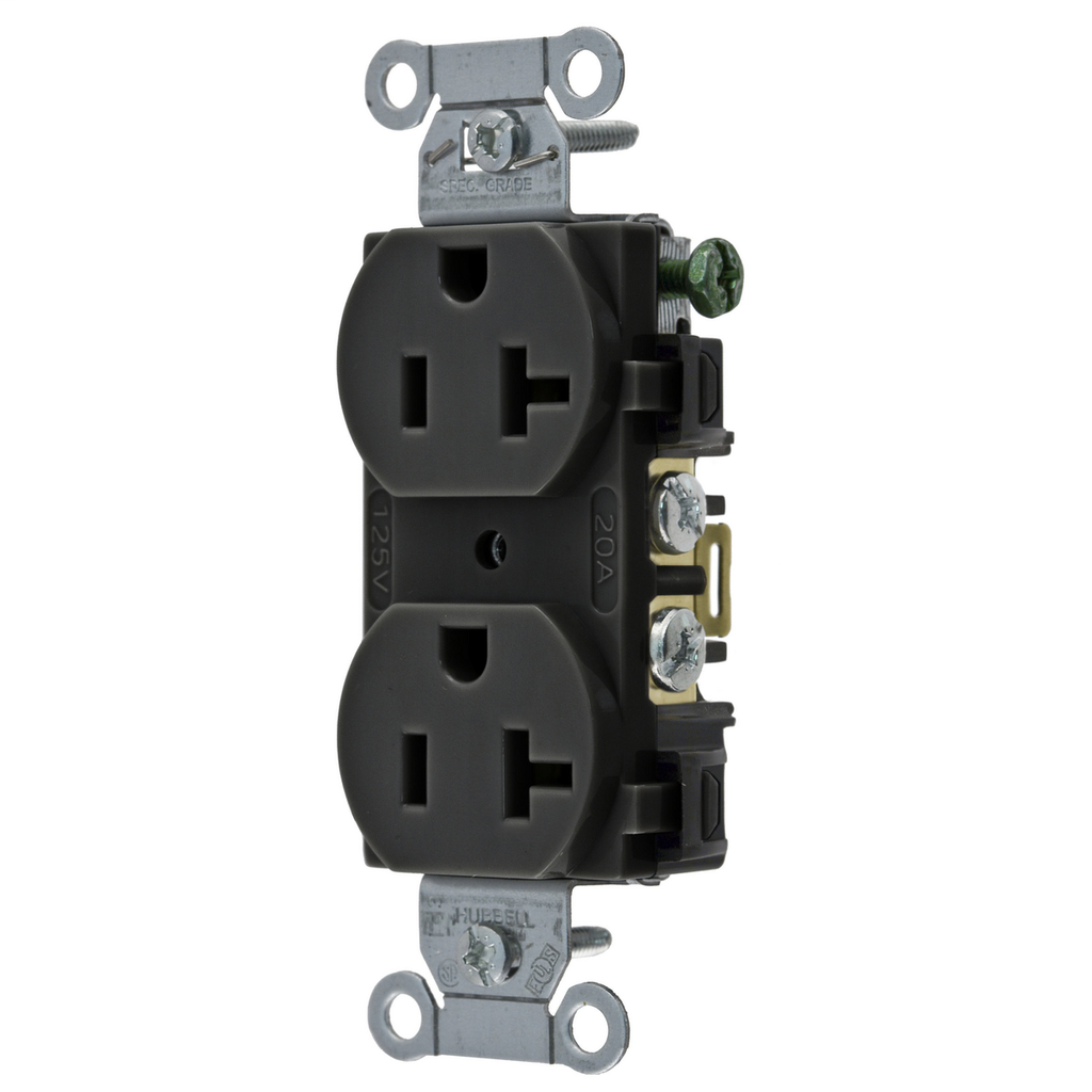 HUBBELL WIRING BR20BLK TERMINALS