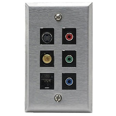 Hubbell SSF16 Wall Plates 1 Gray Replacement MPN