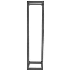 Hubbell Premise Wiring SF841924T 4-Post Equipment Frame Steel 12 RU 12-24 Threaded Holes 84 H x 19 W x 24 in. D Black