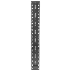 Hubbell Premise Wiring VM620 M-Series Cable Manager Vertical Double-Sided Steel Black 84 H x 6 W x 20 in. D