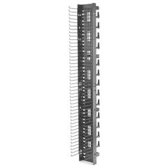 Hubbell Premise Wiring VM620 M-Series Cable Manager Vertical Double-Sided Steel Black 84 H x 6 W x 20 in. D