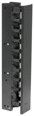 Hubbell VS76H Rack, Vertical Channel, 7' 6, Hinged, Black