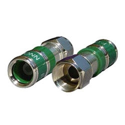 LEVITON Leviton 40985-CPF Compression F-Connector, 100-Pack