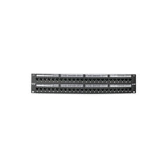 Leviton 6A586-U48 Network Patch Panel, Panel 48 Pt Cat6A+Bar