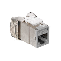 Leviton 61SJK-RG6 Mod Jack, Atlas-X1, Category 6 Shielded Connector, Grey
