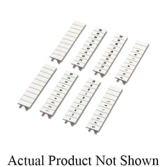 Phoenix Contact 1050017-0011 ZB Marker Strip Flat 10-Section Horizontally Labeled White 5mm Wide Consecutive Numbers 11-20
