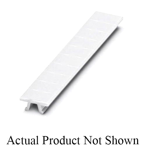 PHOENIX CONTACT Phoenix Contact 1051016-0011 ZB Marker Strip Flat 10-Section Horizontally Labeled White 6mm Wide Consecutive Numbers 11-20